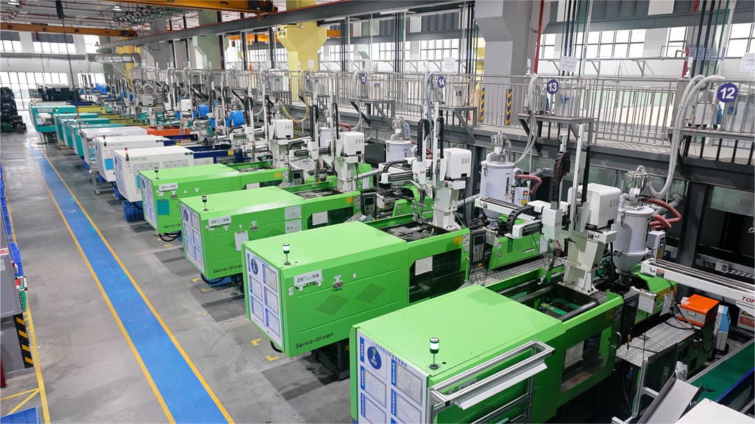 Injection molding production